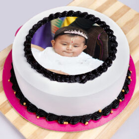 Choco Vanilla Photo Cake