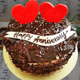Chocolate Anniversary Cake