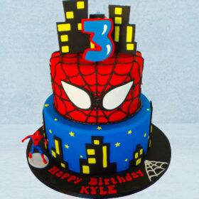 Spiderman Fondant Cake
