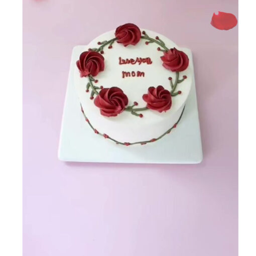 Floral Vanilla Cake — Online Delivery in Guwahati | Petalscart