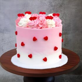 Tiny Heart Valentine Cake