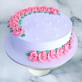 Flora Vanilla Cake