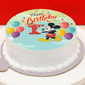 One Year Birthday Cake