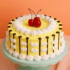 Butterscotch cherry cream cake - Guwahati delivery