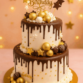Luxury Chocolate Birthday Cake
