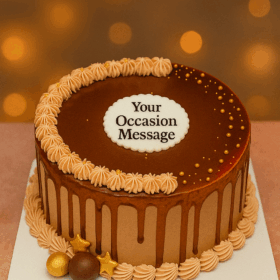 Rich Caramel Drip Cake