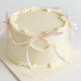 Elegant Ribbon Cake
