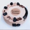 Premium chocolate designer cake with gems and frosting decoration for birthdays and celebrations in Guwahati
