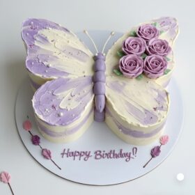 Butterfly Theme Birthday Cake