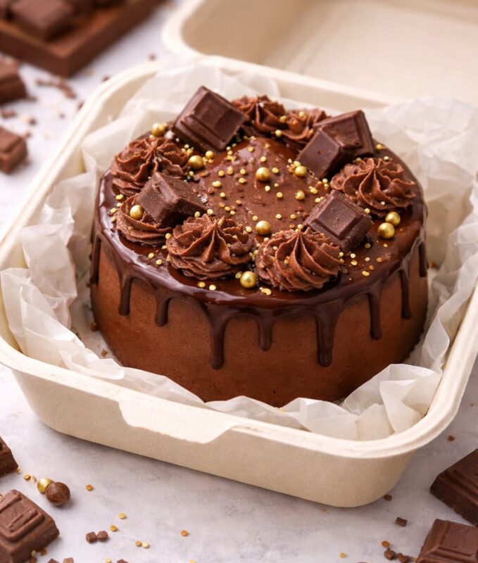 Chocolate bento cake