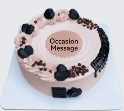 Premium chocolate designer cake with gems and frosting decoration for birthdays and celebrations in Guwahati